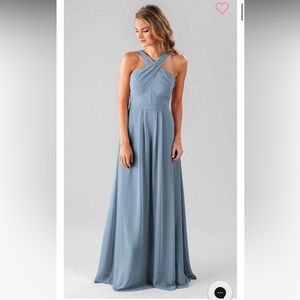 Slate Blue Kennedy Blue Bridesmaid Dress